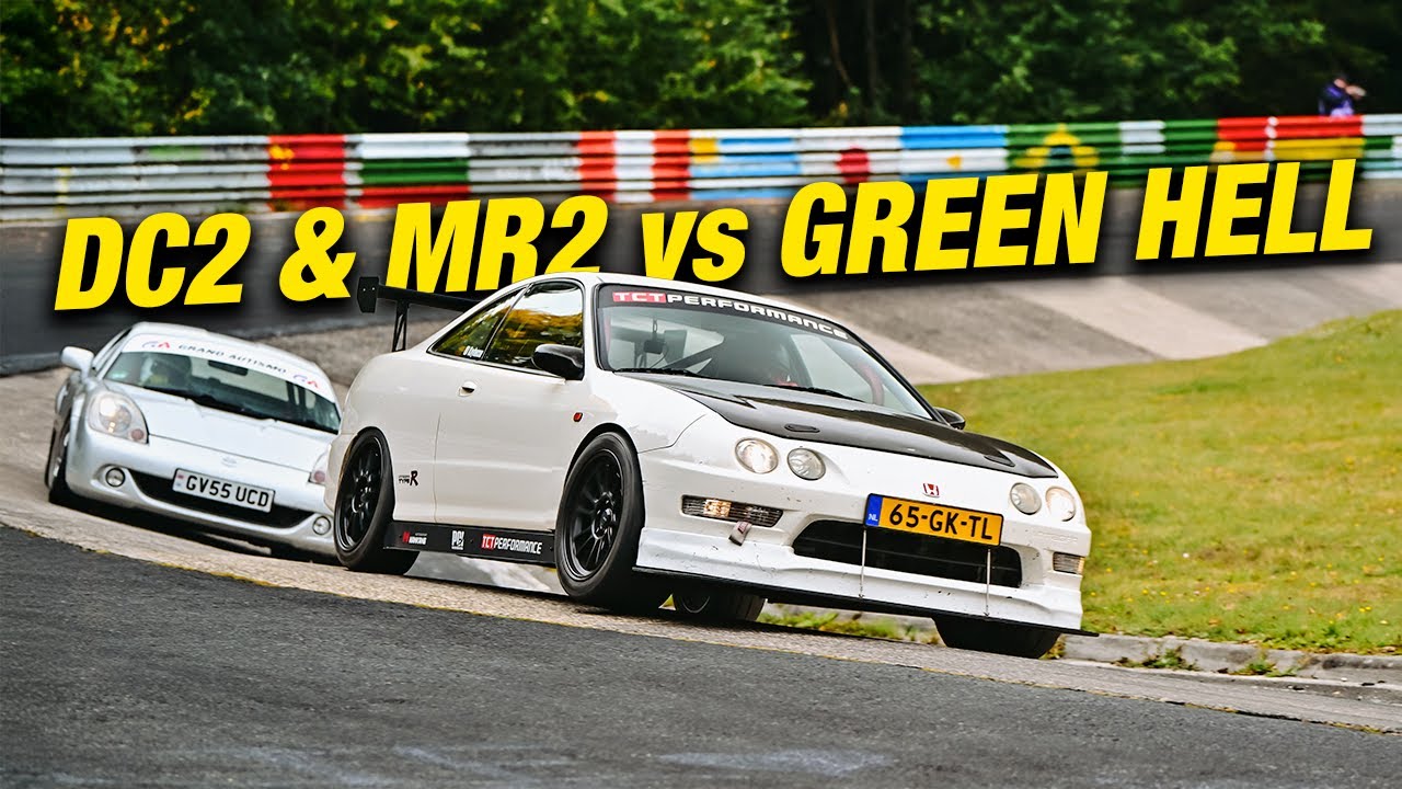 Integra DC2 & Toyota MR2 Battle Nürburgring Traffic