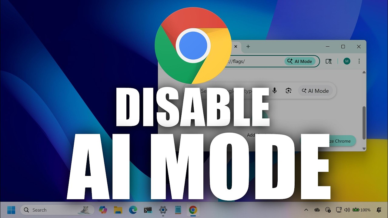 Сделайте это СЕЙЧАС, чтобы отключить режим ИИ в браузере Google Chrome (адресная строка и новая в...