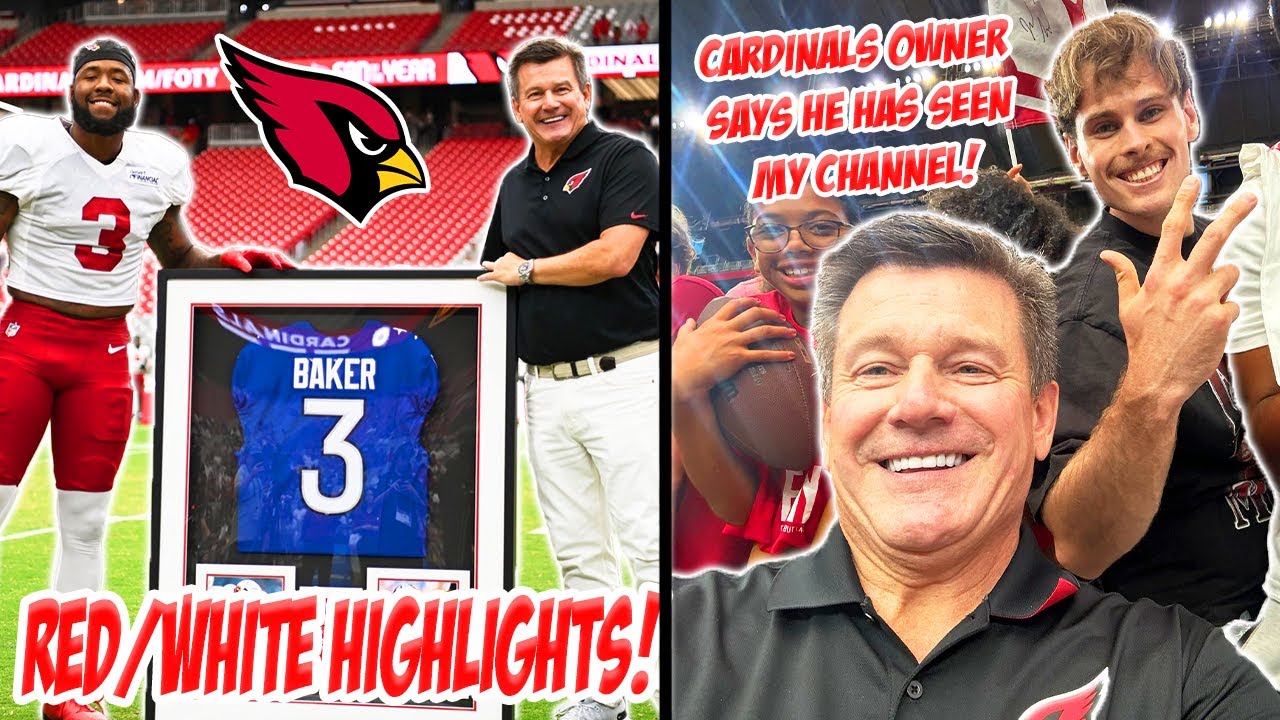 Arizona Cardinals 2025 Red & White Practice Highlights! MICHAEL BIDWILL SAID HE KNOWS ME!! 🔥👀