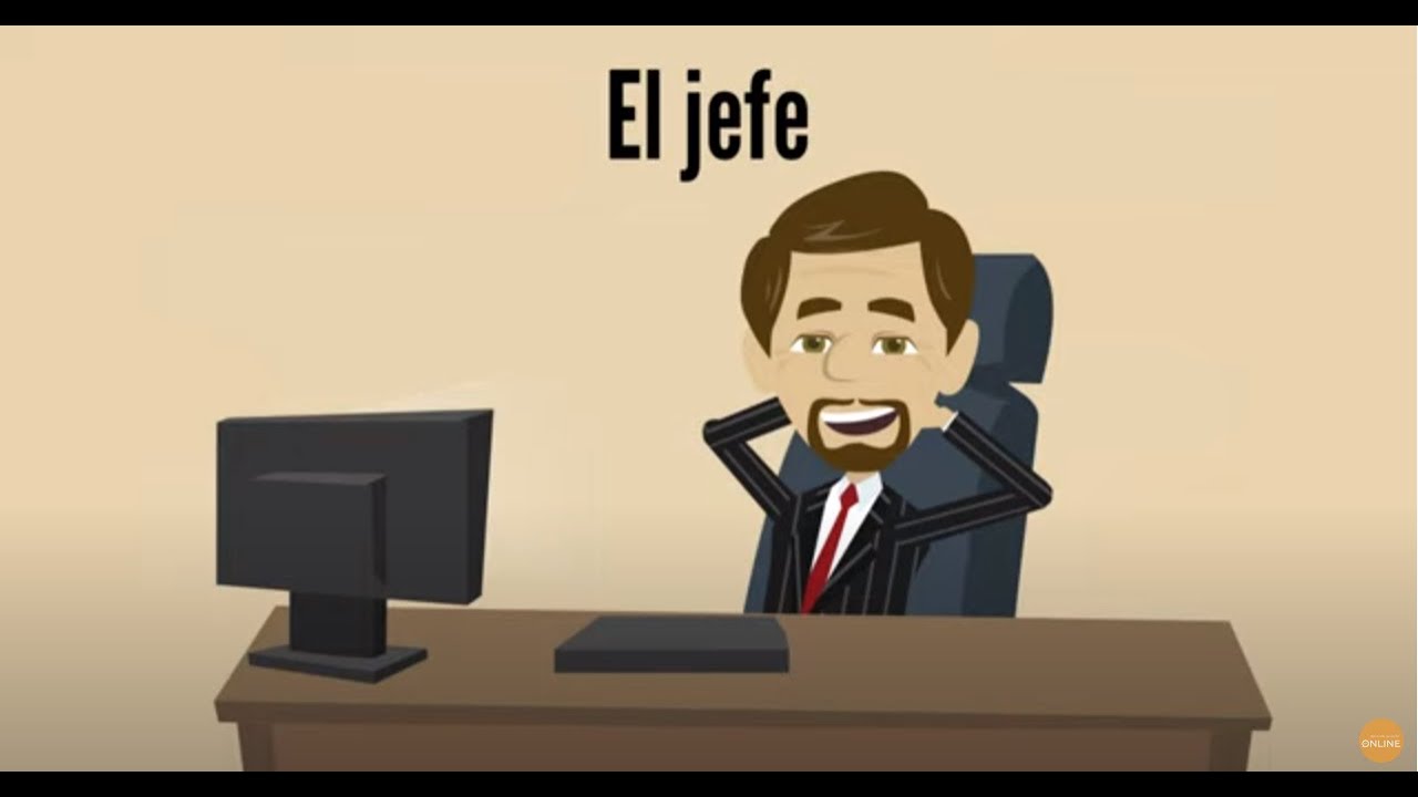 Artículos determinados en español: el, los, la, las - Vocabulario de oficina.