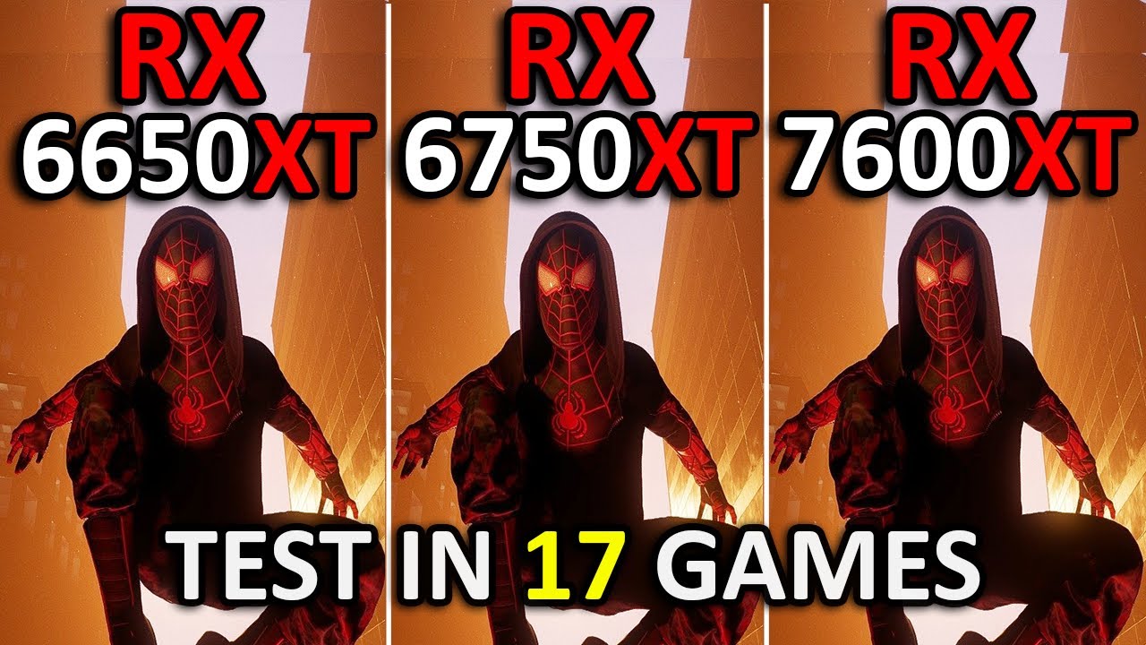 RX 6650 XT vs RX 6750 XT vs RX 7600 XT | Test in 17 Games at 1440p | 2025