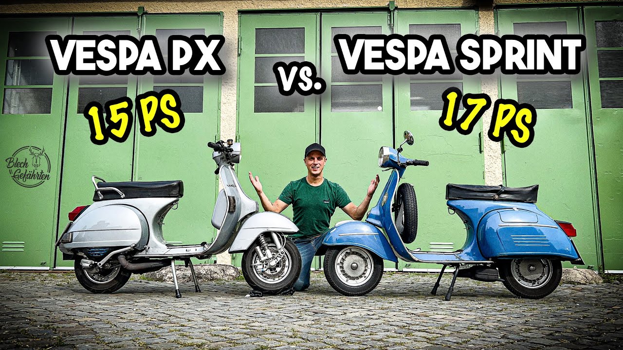 Vespa PX (15PS) vs. Sprint (17PS) | Blechgefährten