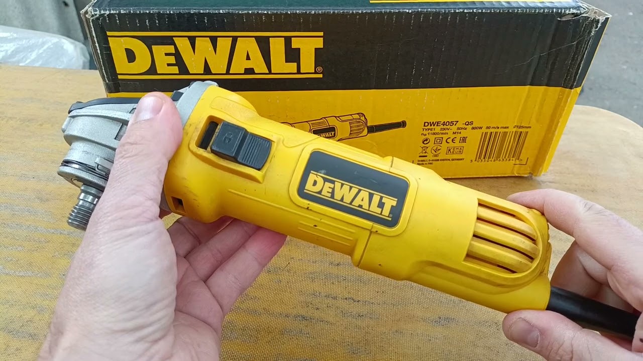 DeWALT DWE 4057, ушм 125мм без недостатков.