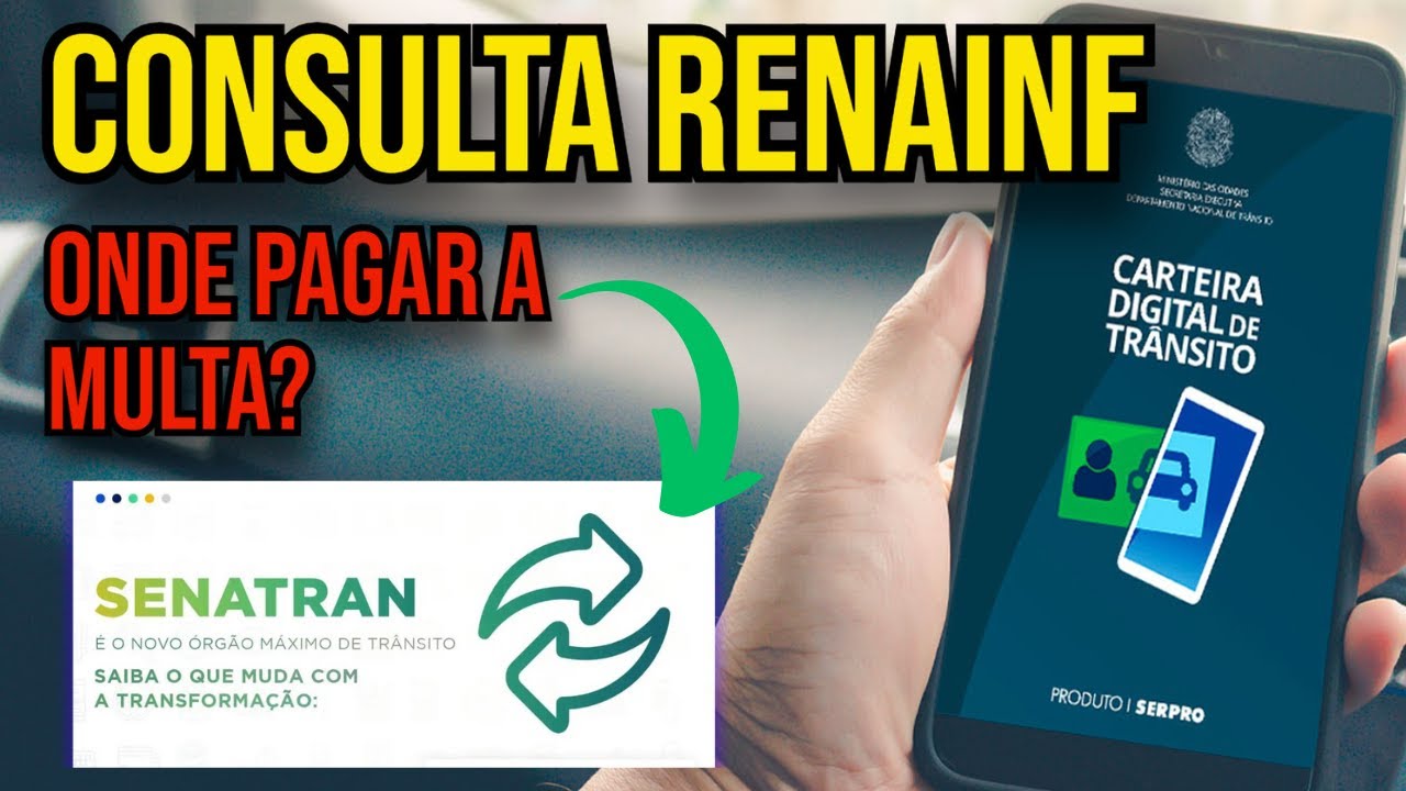 COMO CONSULTAR E PAGAR MULTA DE TR&Acirc;NSITO RENAINF?