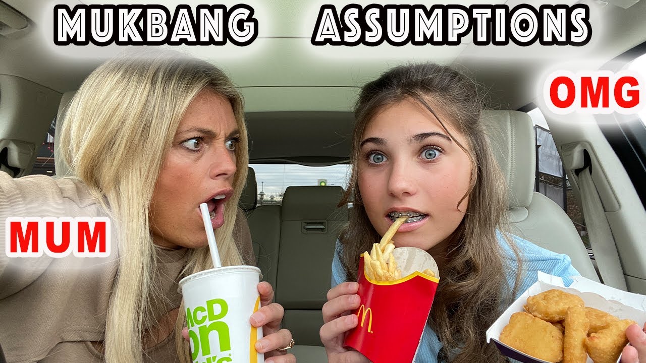 MUM REACTS To ASSUMPTIONS about me MUKBANG! | Rosie McClelland
