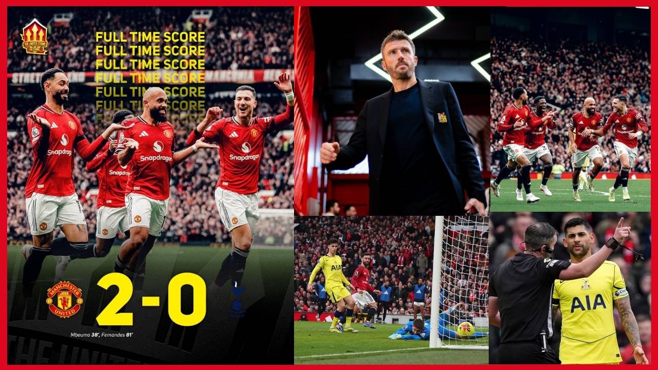 💥✅IYI MAN UNITED IRAKOMEYE👏CARRICK YUJUJE IMIKINO 4 YOSE ATSINDA⚡ IKUBISE TOTTENHAM💥 IBITEGO 2-0 ⚡✅