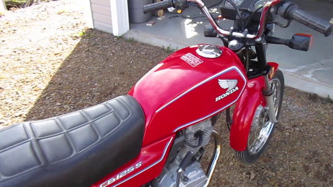 1984 Honda CB125s Motorcycle