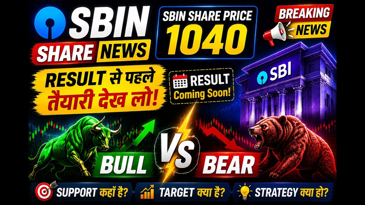SBI Share News: क्या यहाँ से आएगी बड़ी तेजी? | Technical Analysis | Share market in hindi