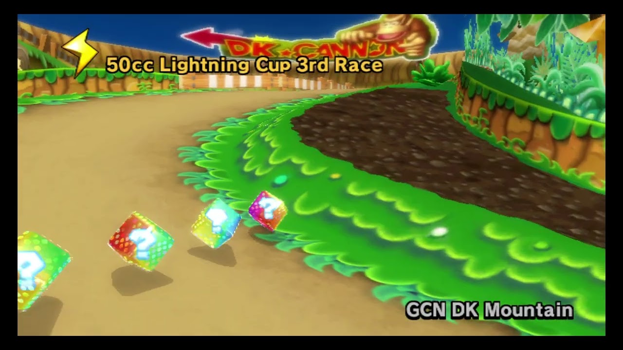 Mario Kart Wii: Lightning cup 50cc + Credits