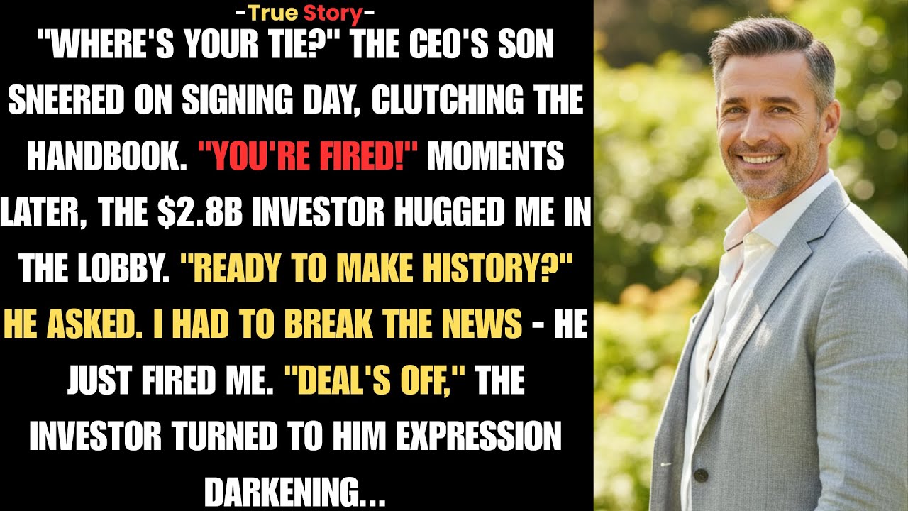 Fired For Not Wearing a Tie, So I Built a Multi-Million Dollar Company That Changed His Life Forever