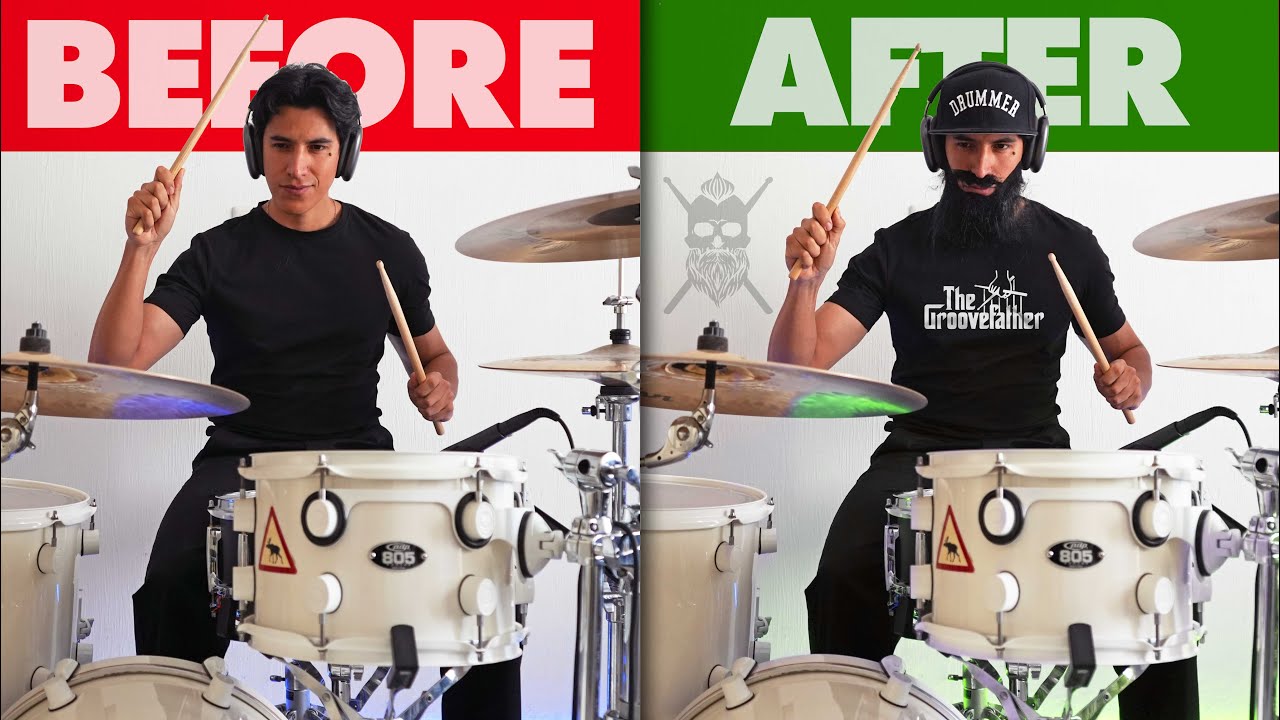 El Estepario Siberiano teaches me how to play DRUMS!