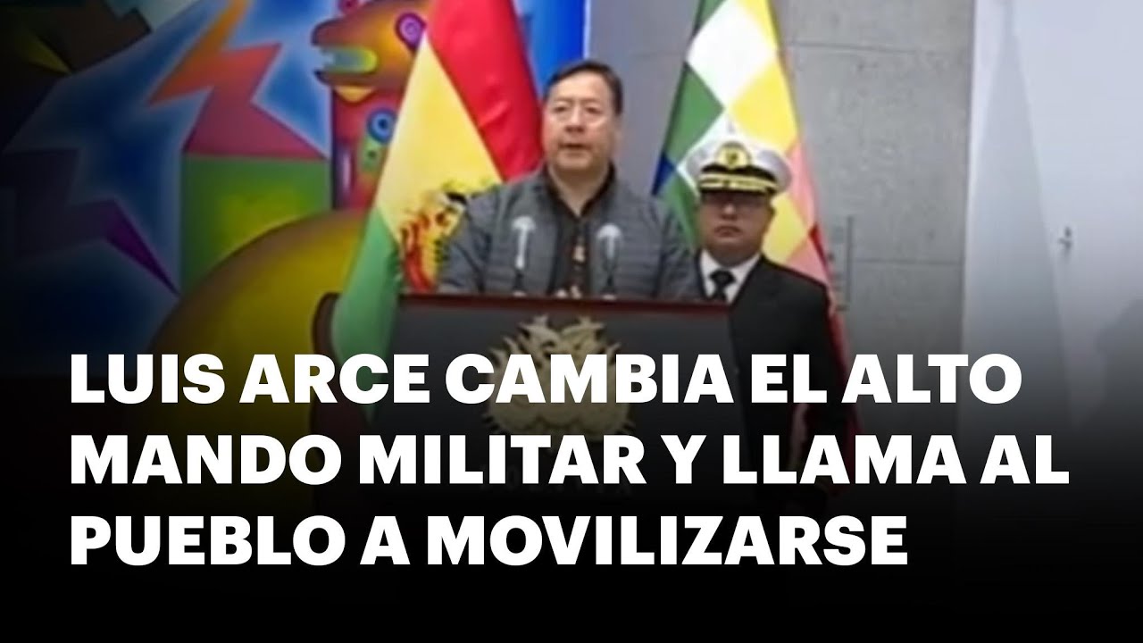 Habla Luis Arce desde la casa de gobierno - DNews