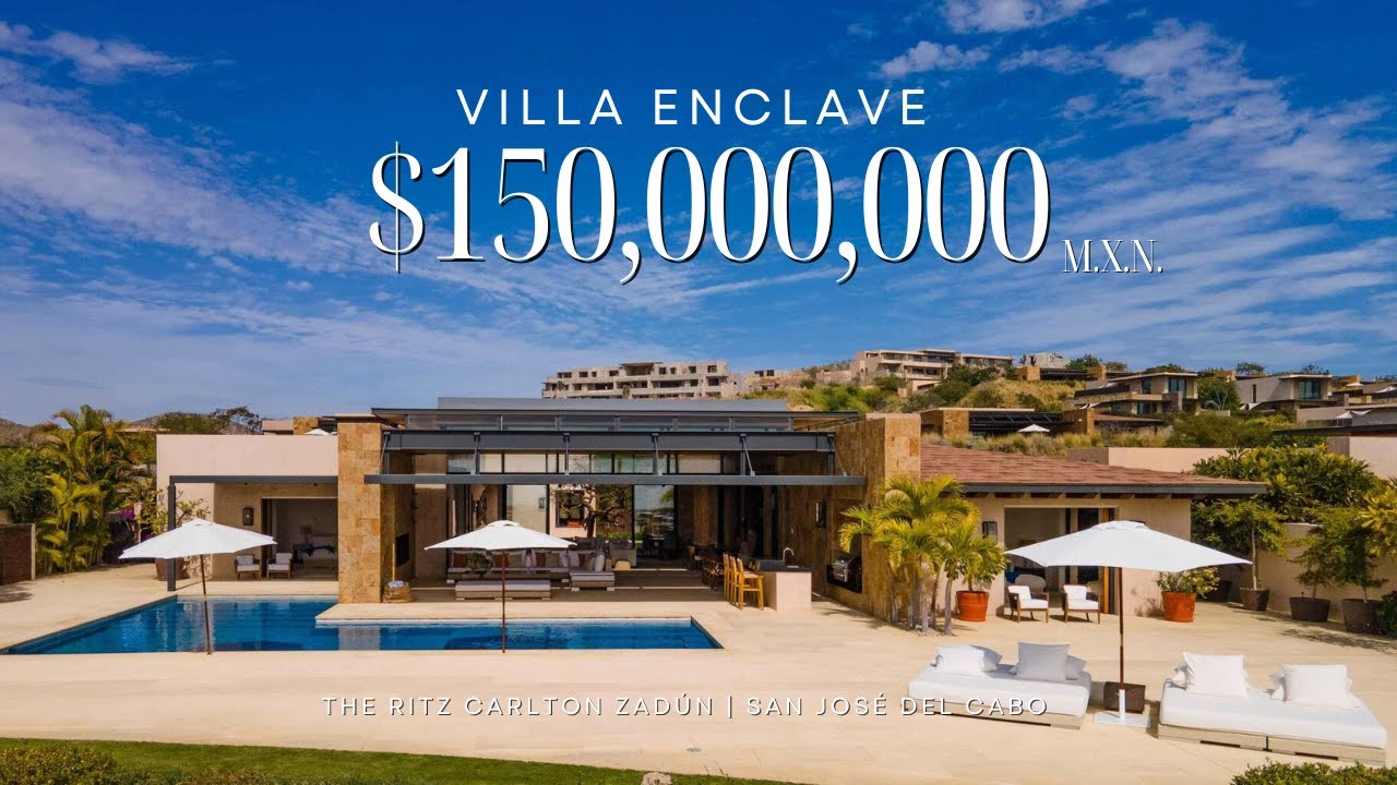 ¿Cómo viven los millonarios en Los Cabos? | RESIDENCIA Ritz-Carlton por $150,000,000 MXN 🏝️Tour 4k