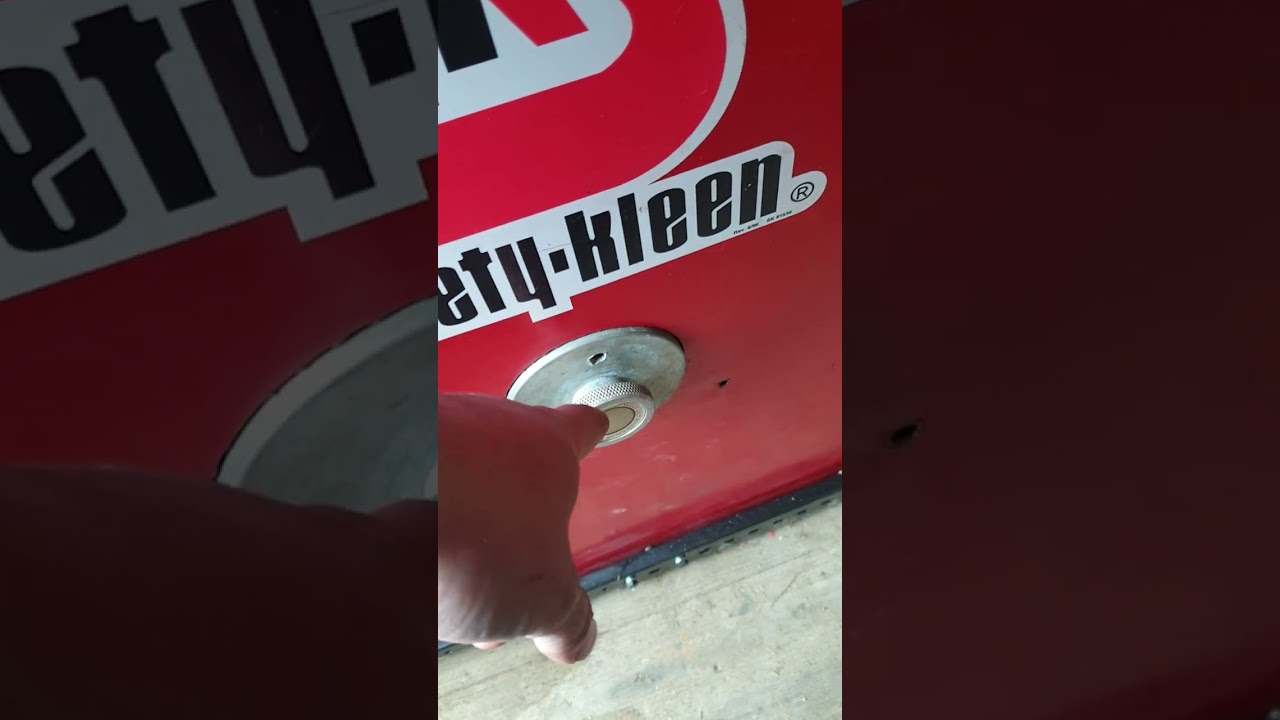 System One / Safety Kleen recycling parts washer tips