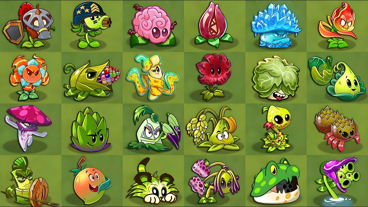24 Random Premium Plants Max Level! vs PvZ 2 Zombies in PvZ 2 Mod Final Boss