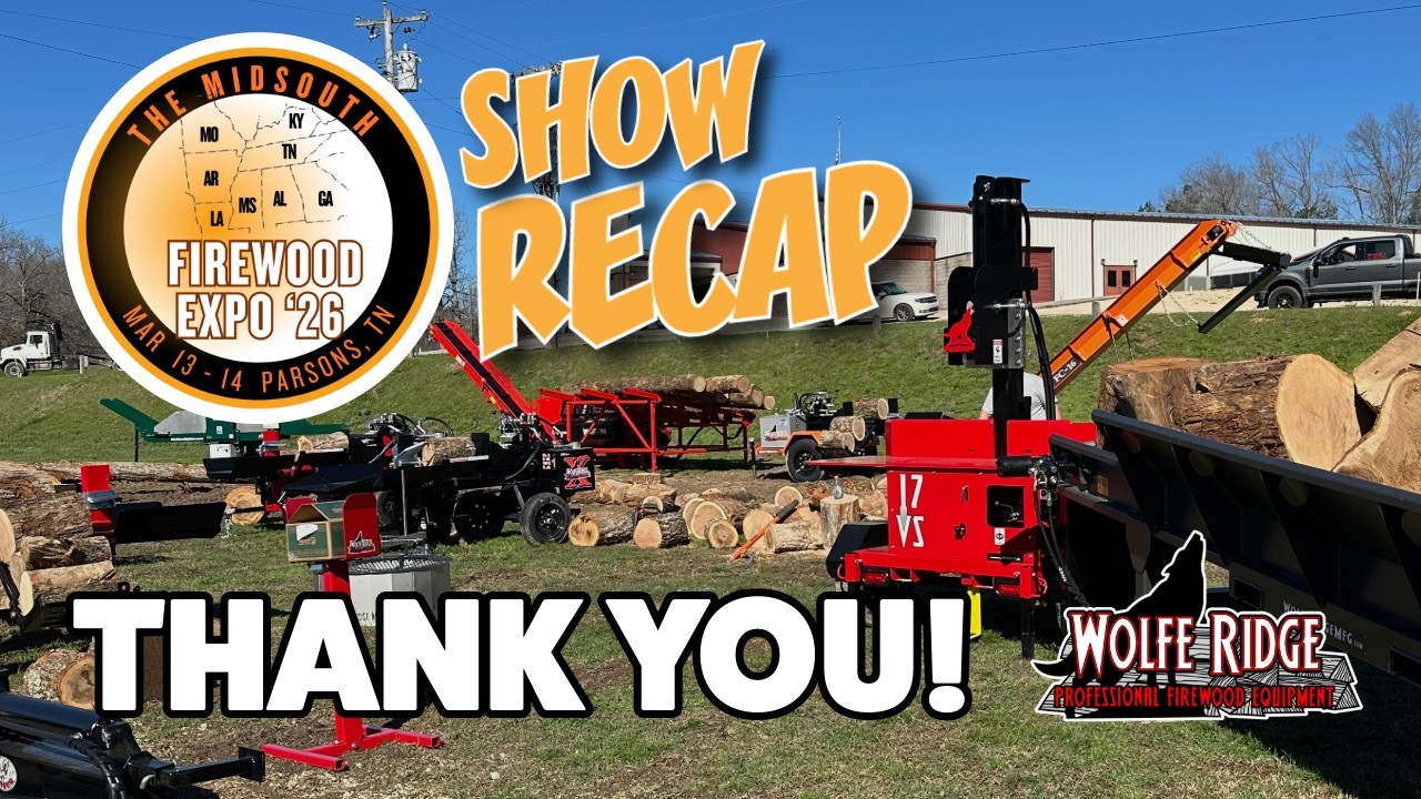 Splitting Wood in Tennessee - The First Annual Midsouth Firewood Expo was a Success!
