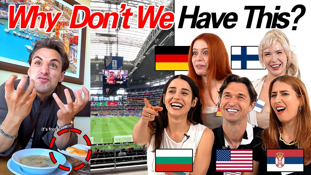 Europeans React 6 Reasons Why America Make Europe Look Underdeveloped!ㅣFinland doesn&rsquo;t have Oreo?