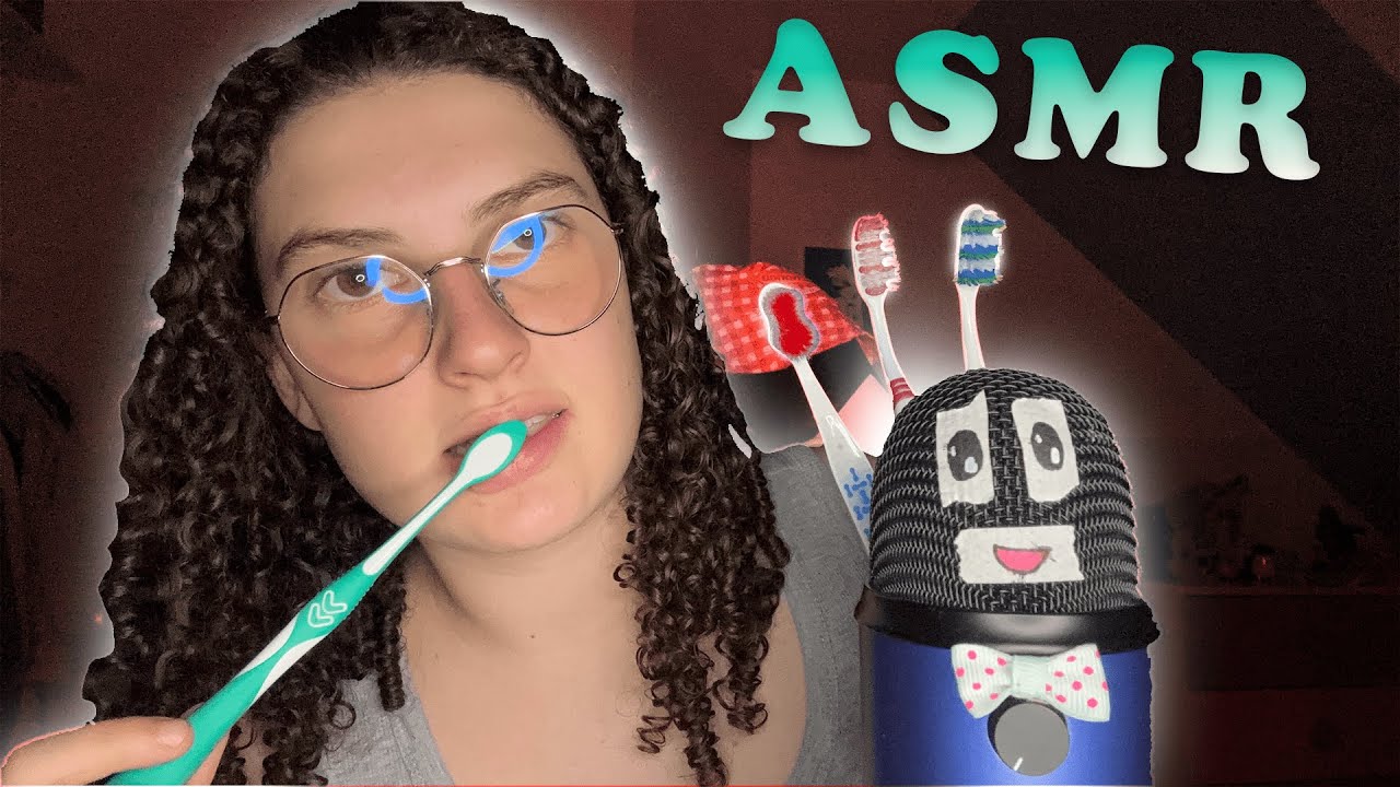 ASMR - Sons INTENSES de brosse &agrave; dents (micro + bouche) 😮&zwj;💨