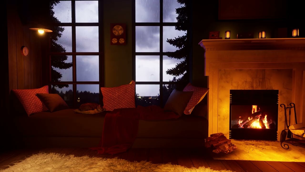 Rain with Thunder – Sleep, Relax & Focus