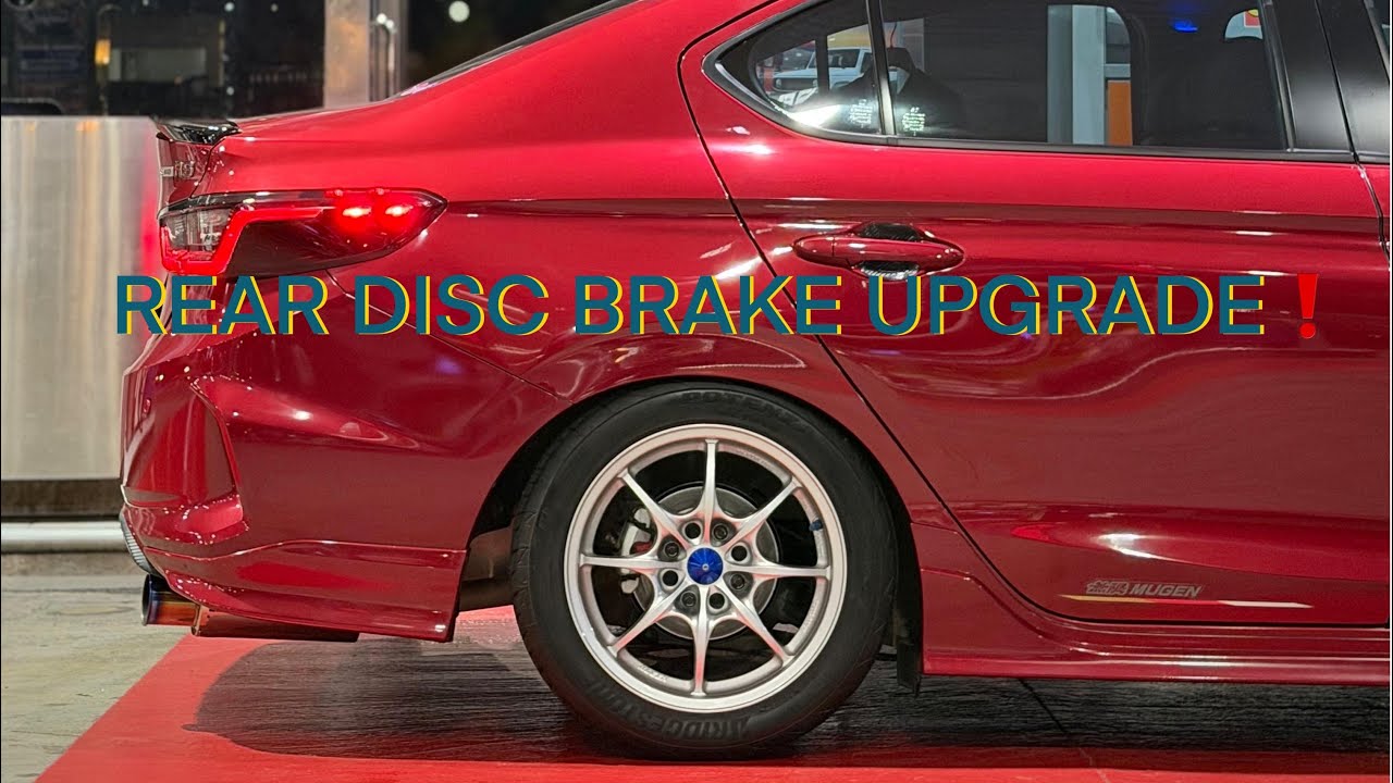 My MUGEN HONDA CITY RS (GN2) gets a REAR DISC BRAKE CONVERSION UPGRADE❗️