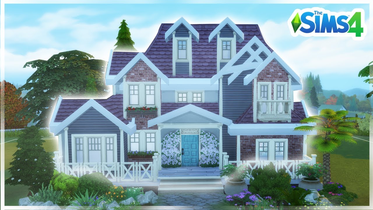 BEZ CC -THE SIMS 4 - DOM DLA WSPIERAJĄCEJ KANAŁ - REZYDENCJA MIĘTOWEJ KRÓLOWEJ - Speed Build