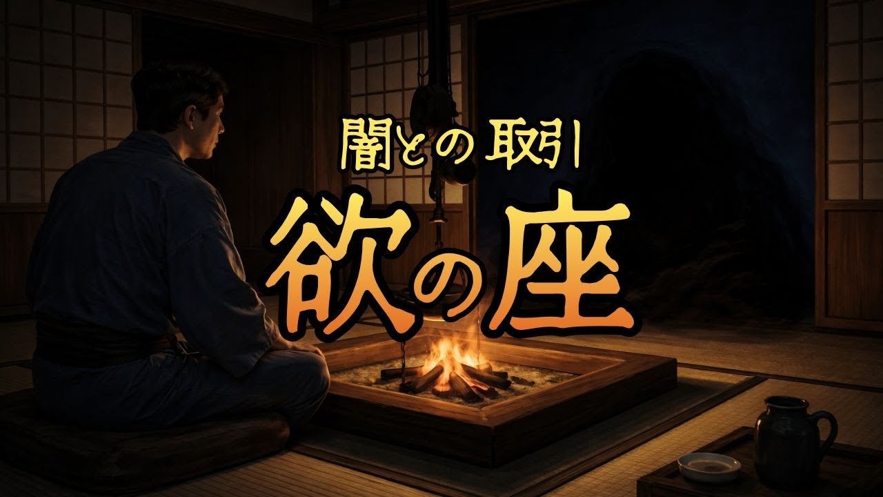 【日本昔話】欲の座｜闇と取引した男の物語・眠る前に聞く静かな朗読・民話・説話