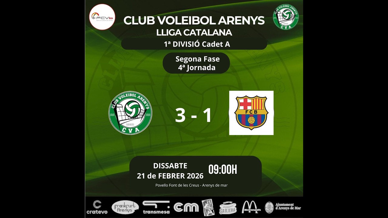 CV ARENYS - FC BARCELONA