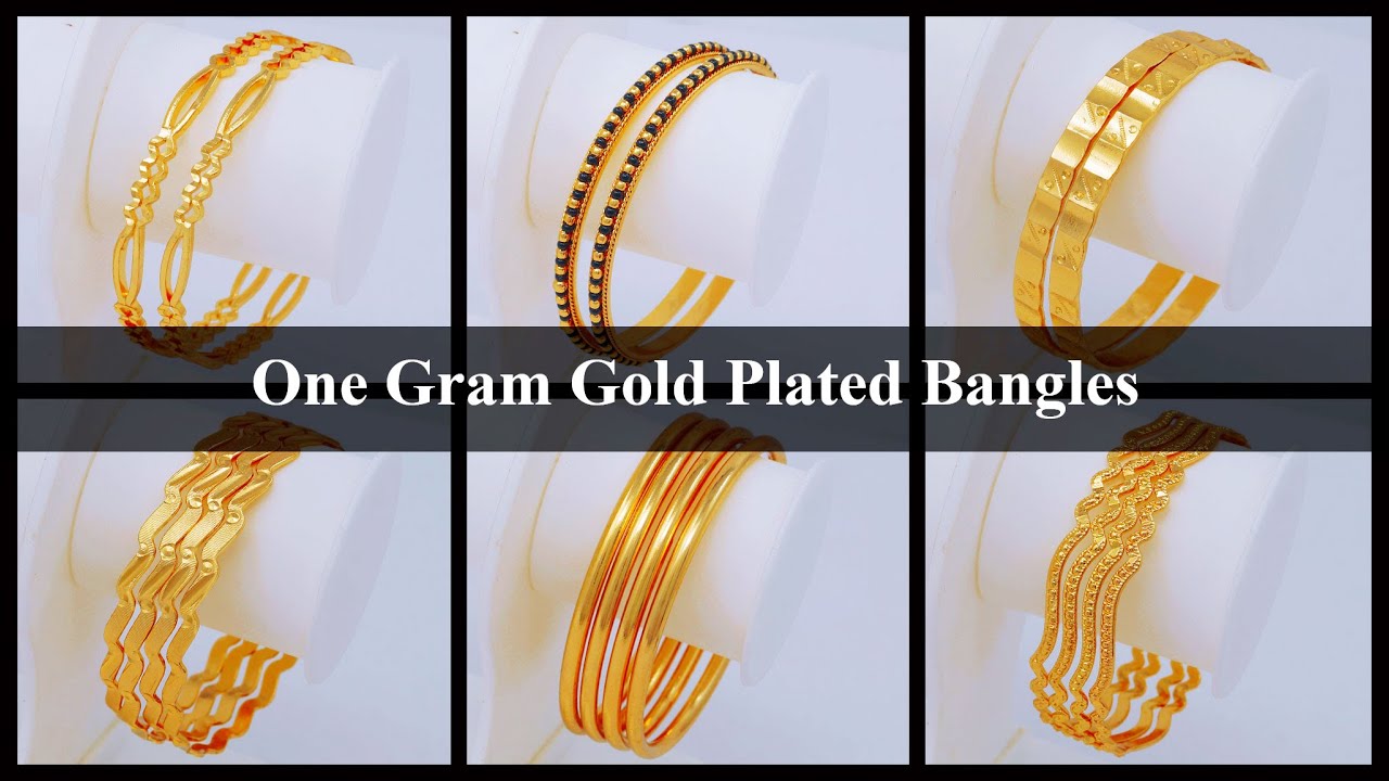 One Gram Gold Daily Use 6 Months Guaranteed Bangles