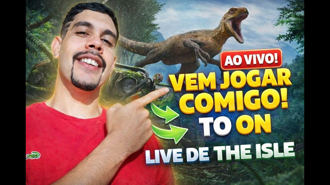 🔴 LIVE The Isle 🦖 | Sobrevivência com Trike – Vem Jogar Comigo! | Tueio Gameplay