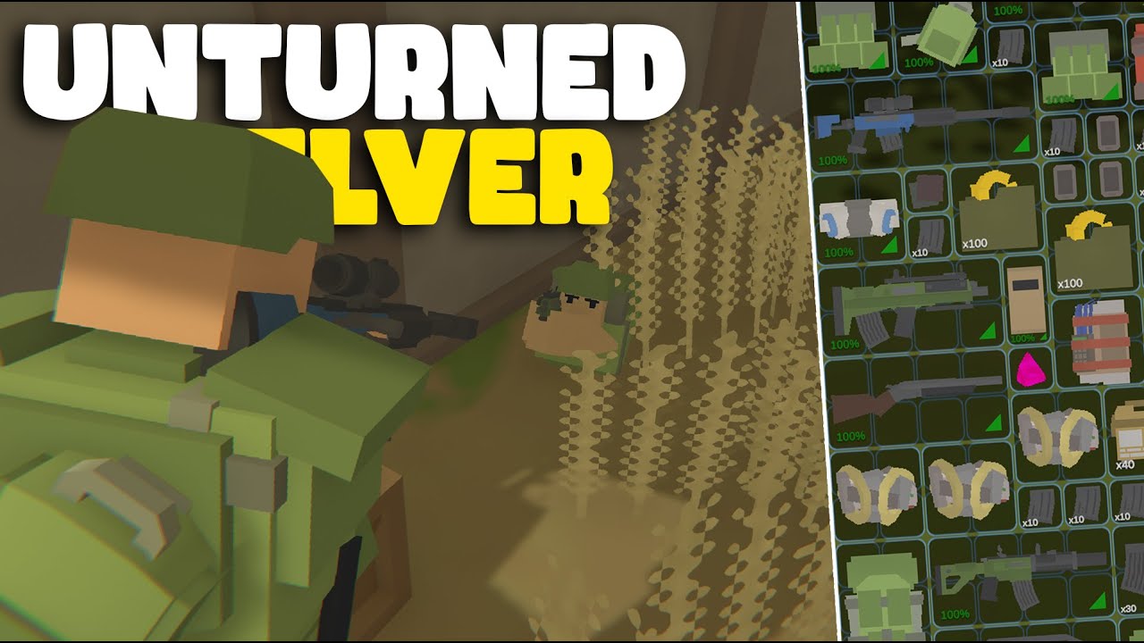 Unturned -  FROM NOTHING TO BEST LOOT (Elver Vanilla Survival PvP)