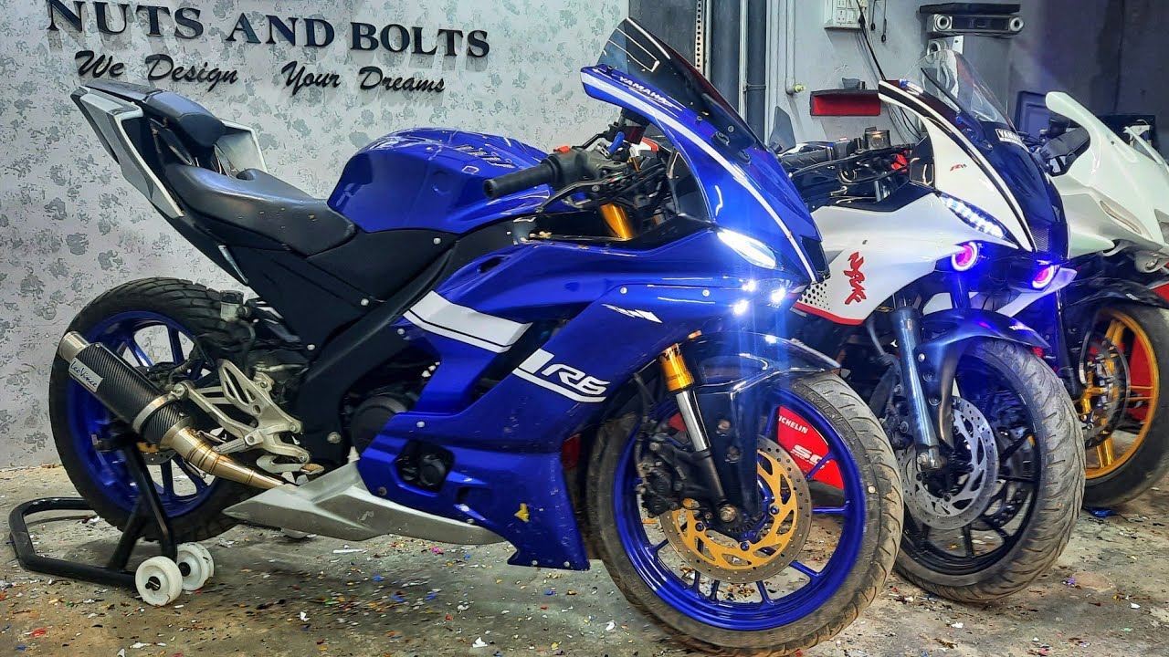 MODIFIED YAMAHA R15 V2 & V3 WITH PRICE IN CHENNAI | Custom Painting | Nutsandbolts | ARK Diaries