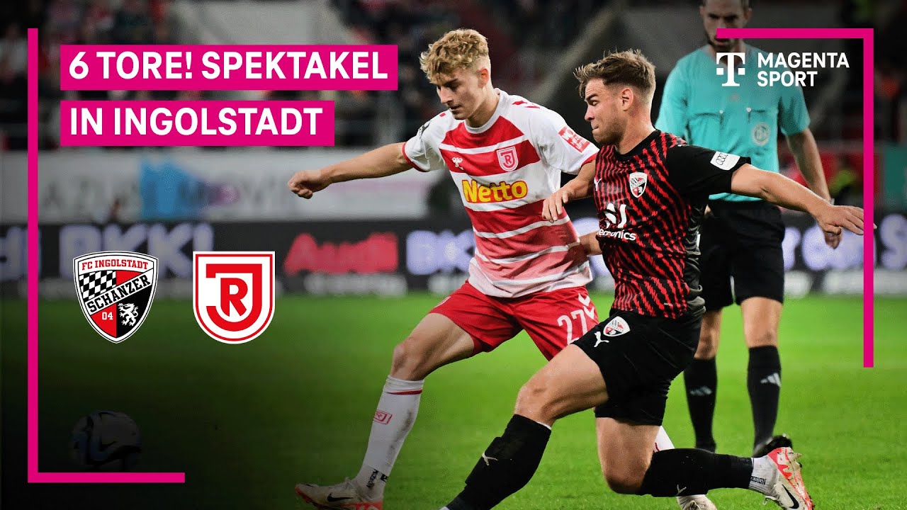 FC Ingolstadt - SSV Jahn Regensburg, Highlights mit Live-Kommentar | 3. Liga | MAGENTA SPORT