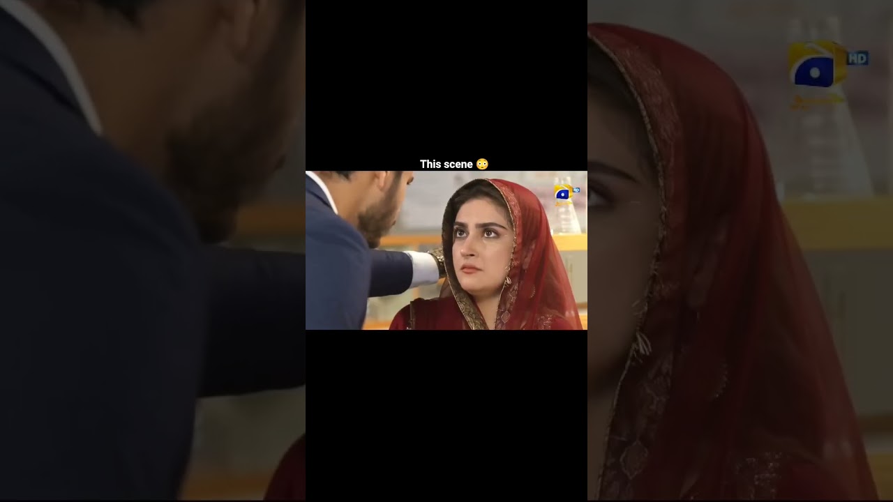 is wakt lab me 🙁 this scene from Pakistani drama #shorts #pakistanidrama #foryou #hibabukhari #viral