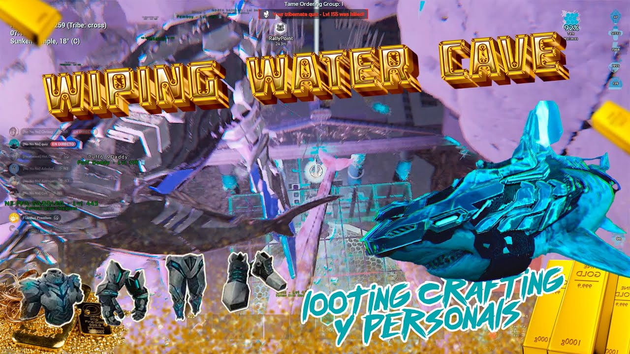 N3 снова убивает Mighty Amigos Ducky Youtuber Water Cave! Получаем много добычи и динозавров | AR...