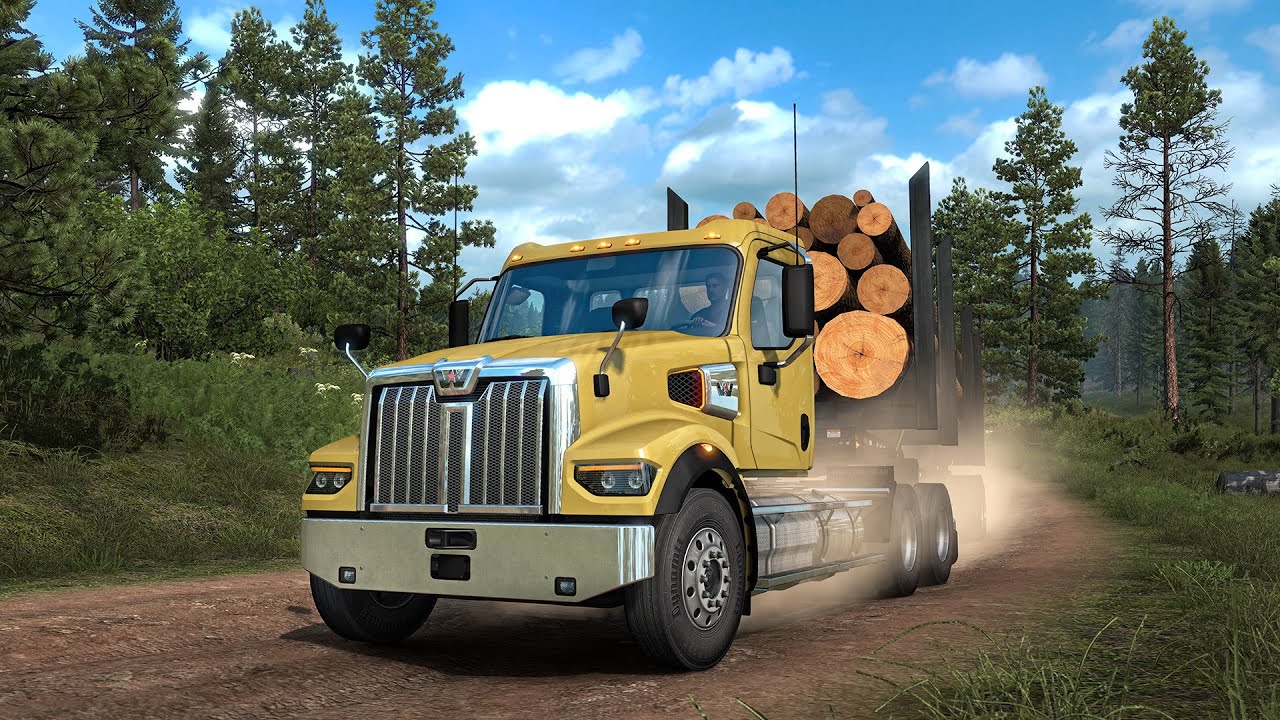 Doing Some Logging in the Westernstar 49X | American Truck Sim