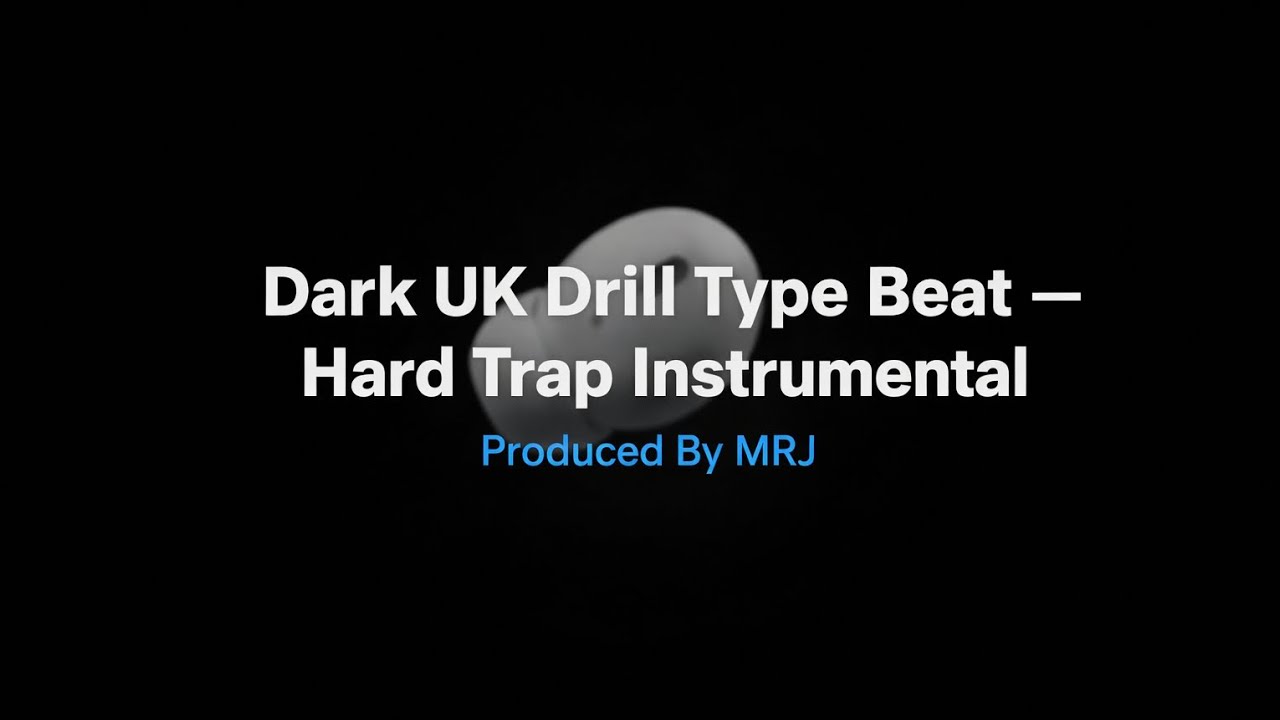 Dark UK Drill Type Beat – Hard Trap Instrumental