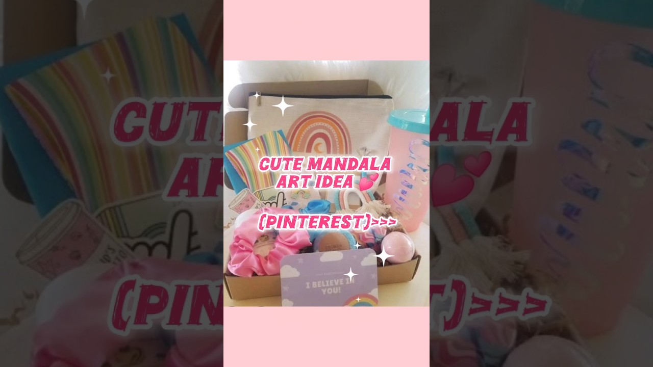 Aesthetic 💕🥰 mandala Art 🎭/Pinterest ideas 💡#ytshorts #diy#shortvideo#art#newsong#myvideo#aesthetic