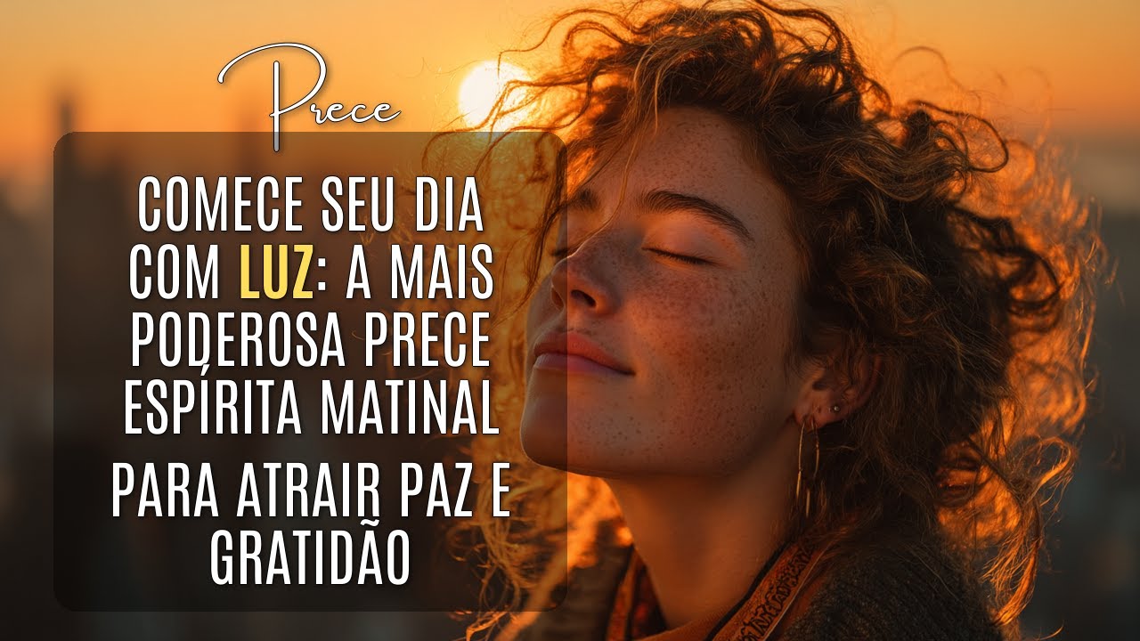 Acorde Com Paz e Gratidão! Prece Espírita Matinal Para Iluminar Seu Dia