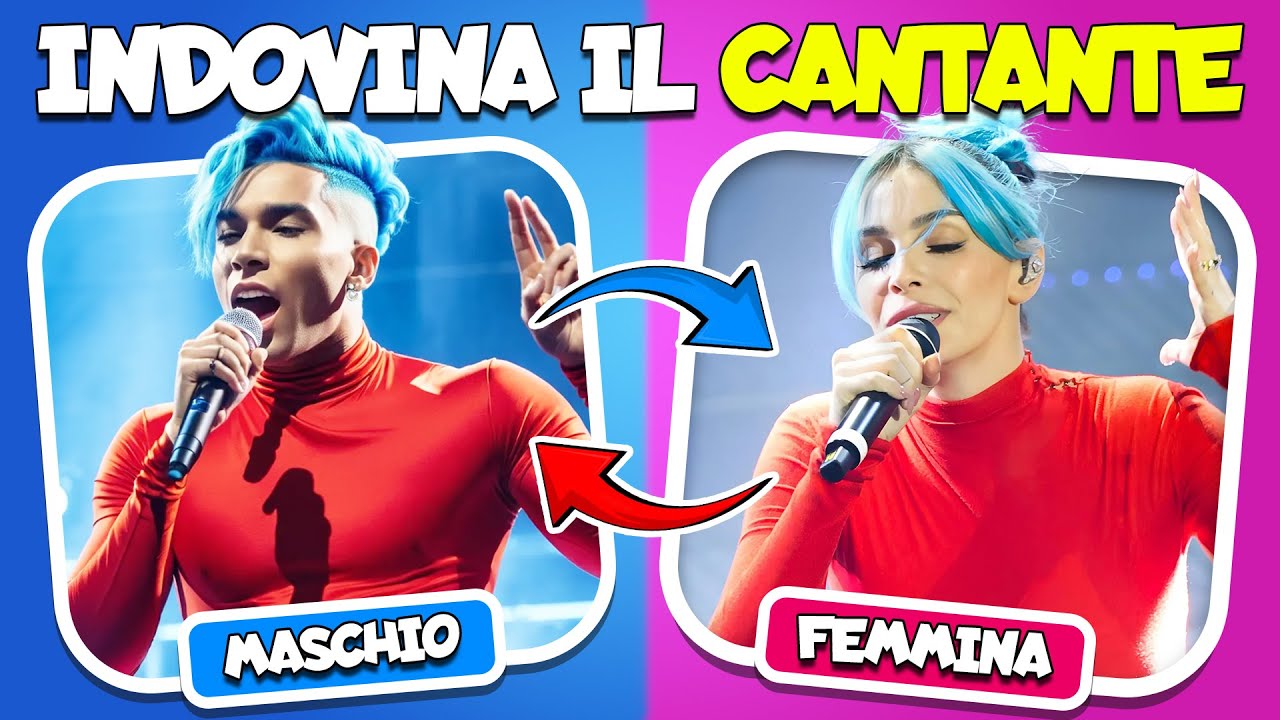Indovina il Cantante dal GENERE OPPOSTO di SANREMO 2025 #2 👩🧑 Quiz Sanremo 2025