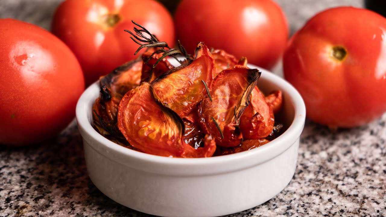 Cómo hacer tomates confitados al horno 🍅