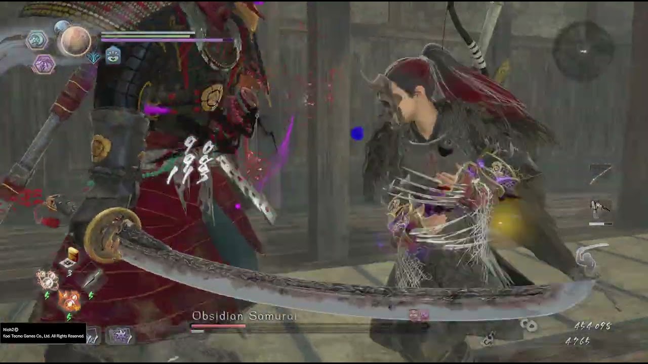 Obsidian Samurai Boss Fight Nioh 2