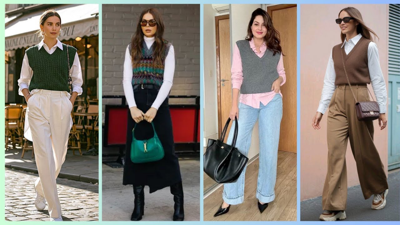 Магия жилета-свитера! Элегантные образы осень-зима 2025&ndash;26 | Женская рабочая одежда 30+ | рабочие...