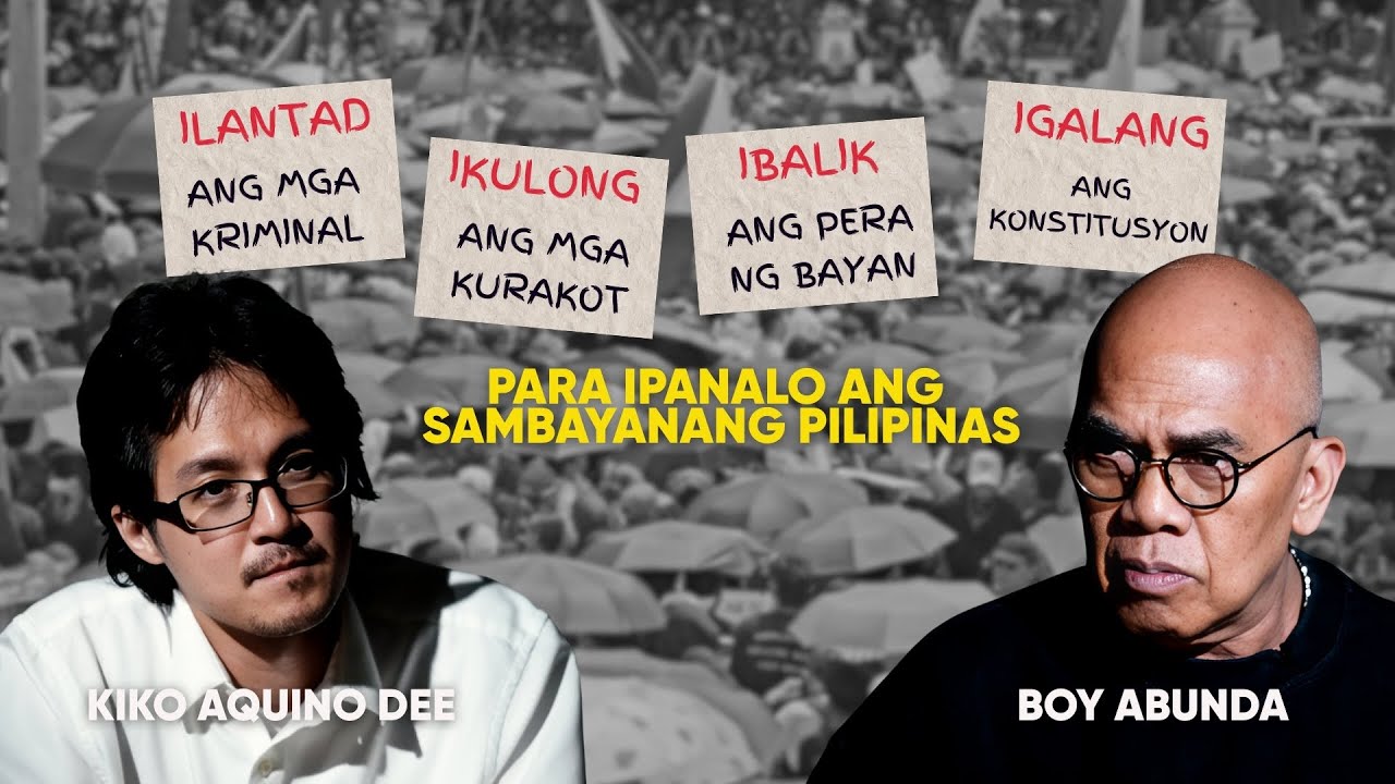 The 5 Demands: Ilantad, Ibalik, Ikulong, Igalang, Ipanalo | Boy Abunda with Kiko Aquino Dee