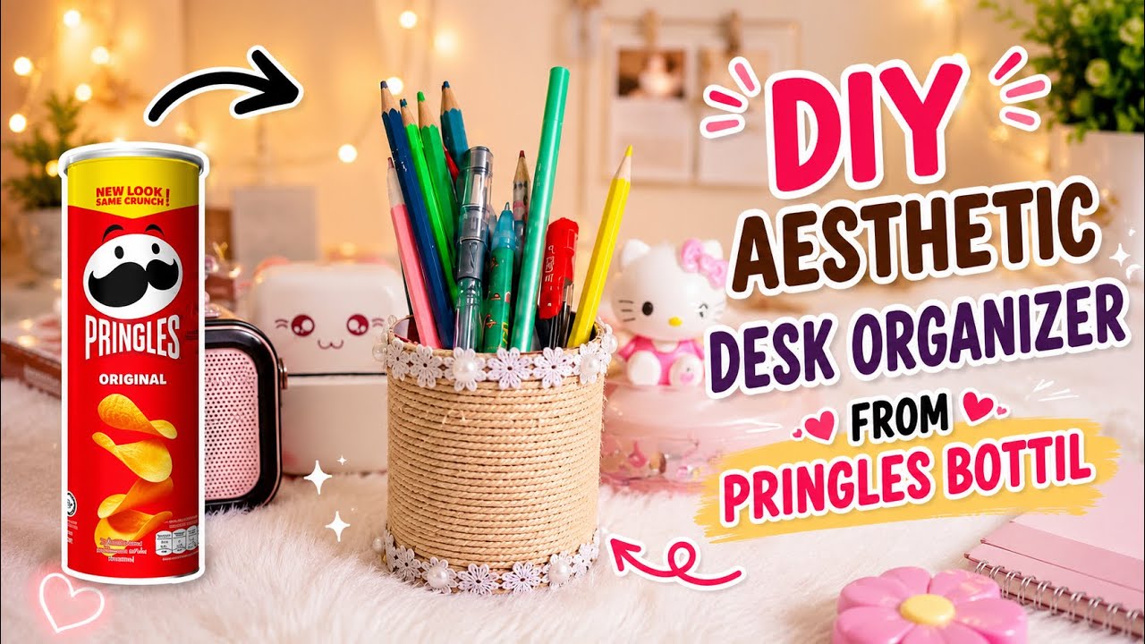 ഒരു DIY Desk decor ഉണ്ടാക്കിയാലോ 