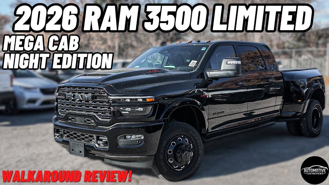2026 RAM 3500 LIMITED MEGA CAB NIGHT EDITION! | *Full Walkaround Review* | The BEST Truck To Buy?!