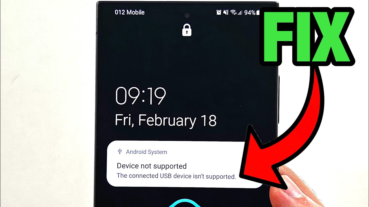 Samsung Galaxy S24 Ultra USB NOT Supported? SOLVED