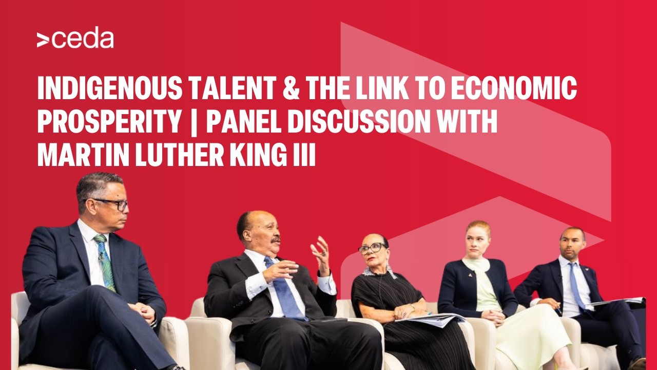 Panel discussion | Indigenous talent & link to Australian economic prosperity | CEDA CareerTrackers