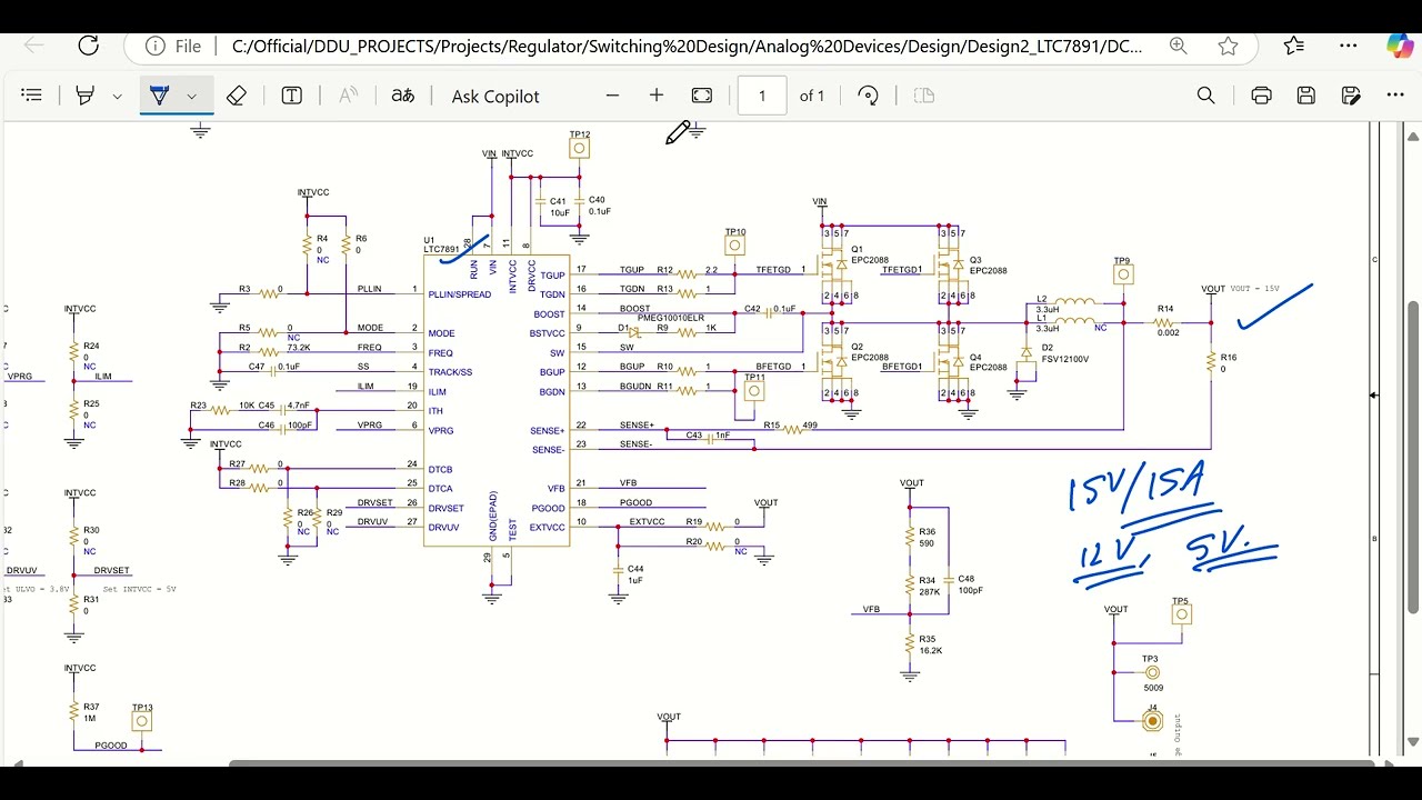 103 High Efficiency GaNFET DC DC Converter Part 1