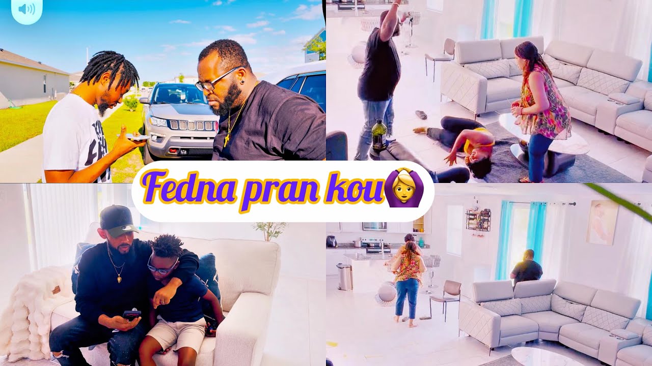 Mwen fe FEDNAELLE kouri pye at&egrave; nan USA  🇺🇸 Mwen l&egrave;ve timoun li yo Pandan yap sot Lekol revange 