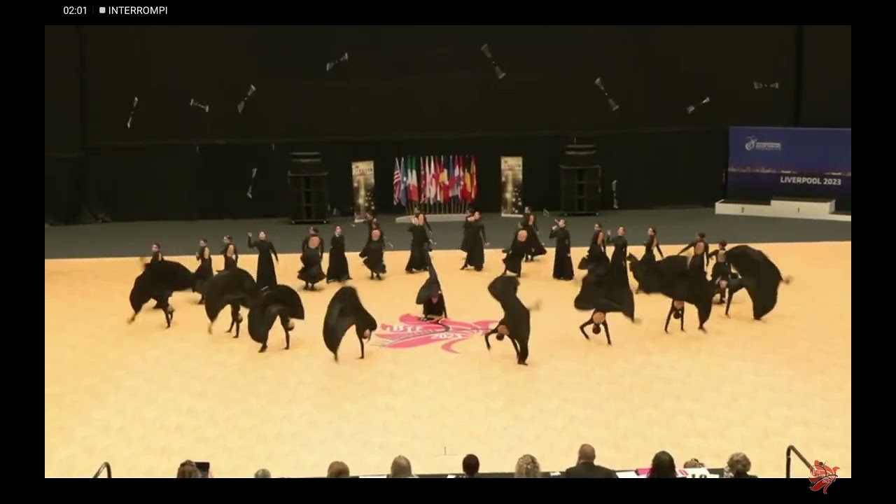 World Baton Twirling Campionships Artistic Group   Roxanne Italia